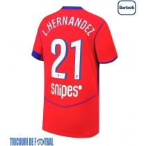Echipament fotbal Paris Saint-Germain Lucas Hernandez #21 Tricou Treilea 2025-26 maneca scurta