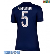 Echipament fotbal Paris Saint-Germain Marquinhos #5 Tricou Acasa 2025-26 pentru femei maneca scurta
