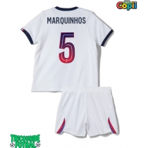Echipament fotbal Paris Saint-Germain Marquinhos #5 Tricou Deplasare 2026-27 pentru copii maneca scurta (+ Pantaloni scurti)