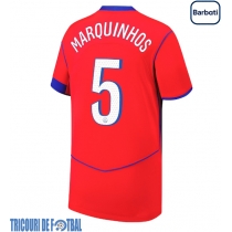 Echipament fotbal Paris Saint-Germain Marquinhos #5 Tricou Treilea 2025-26 maneca scurta
