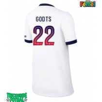 Echipament fotbal Paris Saint-Germain Mika Godts #22 Tricou Deplasare 2026-27 pentru femei maneca scurta
