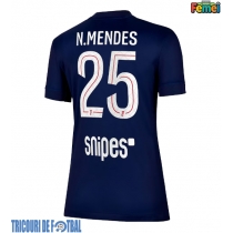Echipament fotbal Paris Saint-Germain Nuno Mendes #25 Tricou Acasa 2025-26 pentru femei maneca scurta