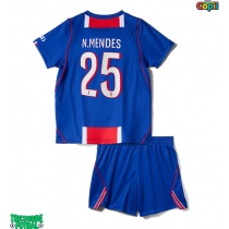 Echipament fotbal Paris Saint-Germain Nuno Mendes #25 Tricou Acasa 2026-27 pentru copii maneca scurta (+ Pantaloni scurti)