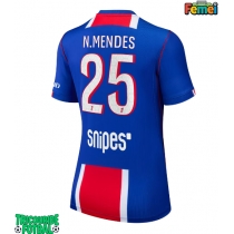 Echipament fotbal Paris Saint-Germain Nuno Mendes #25 Tricou Acasa 2026-27 pentru femei maneca scurta