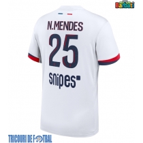 Echipament fotbal Paris Saint-Germain Nuno Mendes #25 Tricou Deplasare 2025-26 maneca scurta