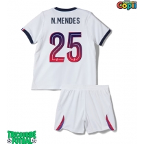 Echipament fotbal Paris Saint-Germain Nuno Mendes #25 Tricou Deplasare 2026-27 pentru copii maneca scurta (+ Pantaloni scurti)