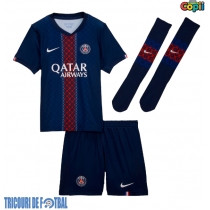 Echipament fotbal Paris Saint-Germain Ousmane Dembele #10 Tricou Acasa 2025-26 pentru copii maneca scurta (+ Pantaloni scurti)