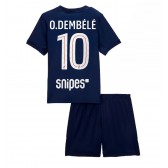 Echipament fotbal Paris Saint-Germain Ousmane Dembele #10 Tricou Acasa 2025-26 pentru copii maneca scurta (+ Pantaloni scurti)