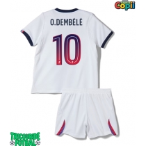 Echipament fotbal Paris Saint-Germain Ousmane Dembele #10 Tricou Deplasare 2026-27 pentru copii maneca scurta (+ Pantaloni scurti)