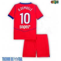 Echipament fotbal Paris Saint-Germain Ousmane Dembele #10 Tricou Treilea 2025-26 pentru copii maneca scurta (+ Pantaloni scurti)