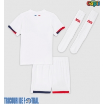 Echipament fotbal Paris Saint-Germain Tricou Deplasare 2025-26 pentru copii maneca scurta (+ Pantaloni scurti)