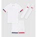 Echipament fotbal Paris Saint-Germain Tricou Deplasare 2025-26 pentru copii maneca scurta (+ Pantaloni scurti)
