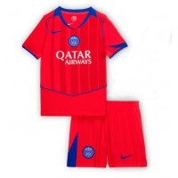 Echipament fotbal Paris Saint-Germain Tricou Treilea 2025-26 pentru copii maneca scurta (+ Pantaloni scurti)