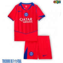 Echipament fotbal Paris Saint-Germain Tricou Treilea 2025-26 pentru copii maneca scurta (+ Pantaloni scurti)