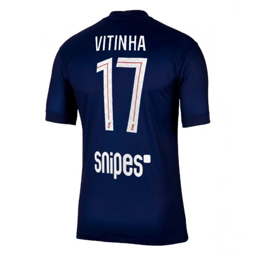 Echipament fotbal Paris Saint-Germain Vitinha #17 Tricou Acasa 2025-26 maneca scurta Echipament fotbal Paris Saint-Germain Vitinha #17 Tricou Acasa 2025-26 maneca scurta