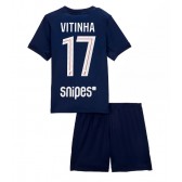 Echipament fotbal Paris Saint-Germain Vitinha #17 Tricou Acasa 2025-26 pentru copii maneca scurta (+ Pantaloni scurti)