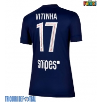 Echipament fotbal Paris Saint-Germain Vitinha #17 Tricou Acasa 2025-26 pentru femei maneca scurta