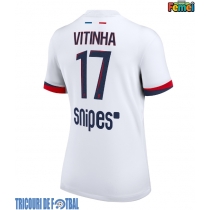 Echipament fotbal Paris Saint-Germain Vitinha #17 Tricou Deplasare 2025-26 pentru femei maneca scurta