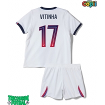 Echipament fotbal Paris Saint-Germain Vitinha #17 Tricou Deplasare 2026-27 pentru copii maneca scurta (+ Pantaloni scurti)