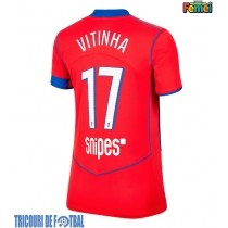 Echipament fotbal Paris Saint-Germain Vitinha #17 Tricou Treilea 2025-26 pentru femei maneca scurta