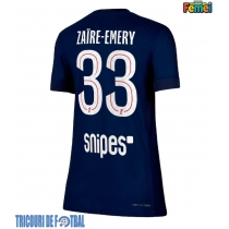 Echipament fotbal Paris Saint-Germain Warren Zaire-Emery #33 Tricou Acasa 2025-26 pentru femei maneca scurta