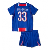 Echipament fotbal Paris Saint-Germain Warren Zaire-Emery #33 Tricou Acasa 2026-27 pentru copii maneca scurta (+ Pantaloni scurti)