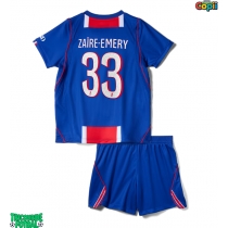 Echipament fotbal Paris Saint-Germain Warren Zaire-Emery #33 Tricou Acasa 2026-27 pentru copii maneca scurta (+ Pantaloni scurti)