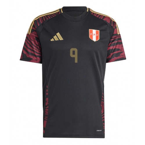 Echipament fotbal Peru Paolo Guerrero #9 Tricou Deplasare Copa America 2024 maneca scurta Echipament fotbal Peru Paolo Guerrero #9 Tricou Deplasare Copa America 2024 maneca scurta