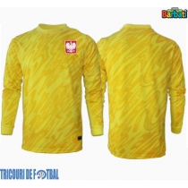 Echipament fotbal Polonia Portar Tricou Acasa European 2024 maneca lunga
