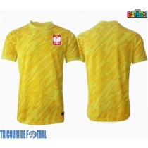 Echipament fotbal Polonia Portar Tricou Acasa European 2024 maneca scurta