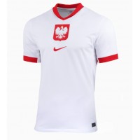Echipament fotbal Polonia Tricou Acasa European 2024 pentru femei maneca scurta Echipament fotbal Polonia Tricou Acasa European 2024 pentru femei maneca scurta