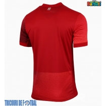 Echipament fotbal Polonia Tricou Deplasare European 2024 maneca scurta