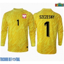 Echipament fotbal Polonia Wojciech Szczesny #1 Portar Tricou Acasa European 2024 maneca lunga