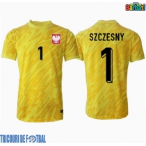 Echipament fotbal Polonia Wojciech Szczesny #1 Portar Tricou Acasa European 2024 maneca scurta