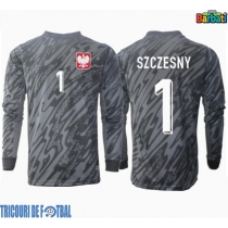 Echipament fotbal Polonia Wojciech Szczesny #1 Portar Tricou Deplasare European 2024 maneca lunga