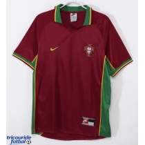 Echipament fotbal Portugalia 1982 Tricou Retro Acasa maneca scurta