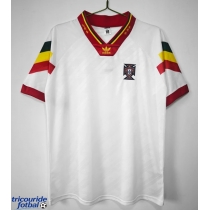 Echipament fotbal Portugalia 1992 Tricou Retro Deplasare maneca scurta