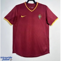 Echipament fotbal Portugalia 2000 Tricou Retro Acasa maneca scurta