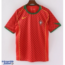 Echipament fotbal Portugalia 2004 Tricou Retro Acasa maneca scurta