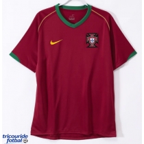 Echipament fotbal Portugalia 2006 Tricou Retro Acasa maneca scurta