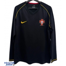 Echipament fotbal Portugalia 2006 Tricou Retro Deplasare maneca lunga