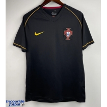 Echipament fotbal Portugalia 2006 Tricou Retro Deplasare maneca scurta