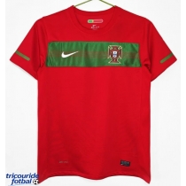Echipament fotbal Portugalia 2010 Tricou Retro Acasa maneca scurta