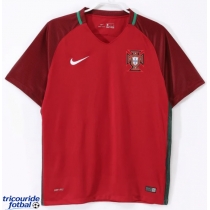 Echipament fotbal Portugalia 2016 Tricou Retro Acasa maneca scurta