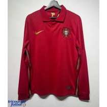 Echipament fotbal Portugalia 2020 Tricou Retro Acasa maneca lunga