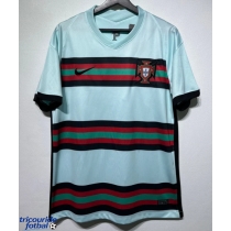 Echipament fotbal Portugalia 2020 Tricou Retro Deplasare maneca scurta