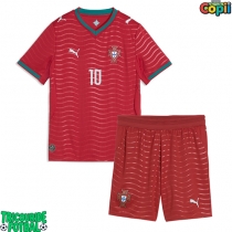 Echipament fotbal Portugalia Bernardo Silva #10 Tricou Acasa Mondial 2026 pentru copii maneca scurta (+ Pantaloni scurti)
