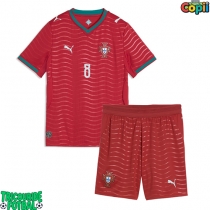 Echipament fotbal Portugalia Bruno Fernandes #8 Tricou Acasa Mondial 2026 pentru copii maneca scurta (+ Pantaloni scurti)