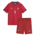 Echipament fotbal Portugalia Bruno Fernandes #8 Tricou Acasa Mondial 2026 pentru copii maneca scurta (+ Pantaloni scurti)