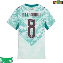 Echipament fotbal Portugalia Bruno Fernandes #8 Tricou Deplasare Mondial 2026 pentru femei maneca scurta